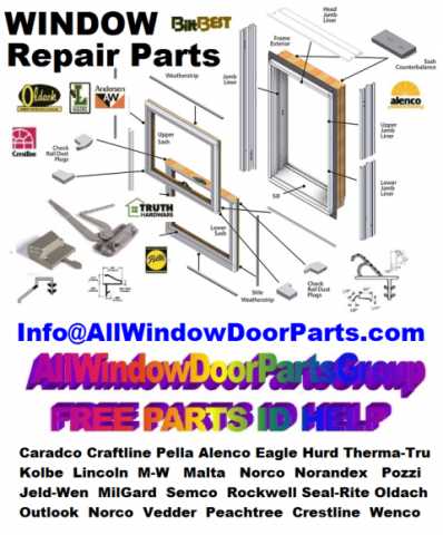 pella casement window parts diagram