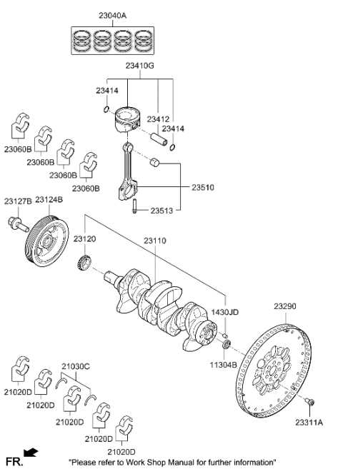 flywheel parts diagram