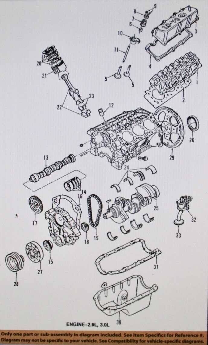 ford ranger engine parts diagram