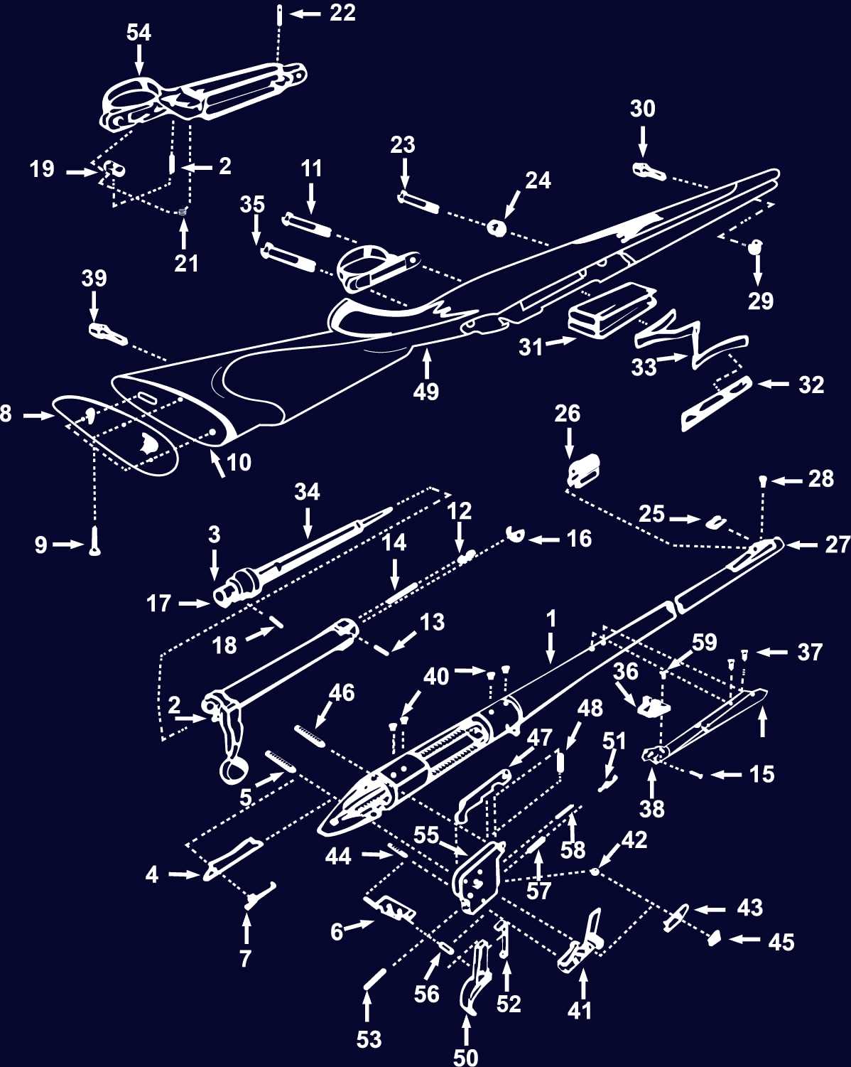 savage model 24 parts diagram