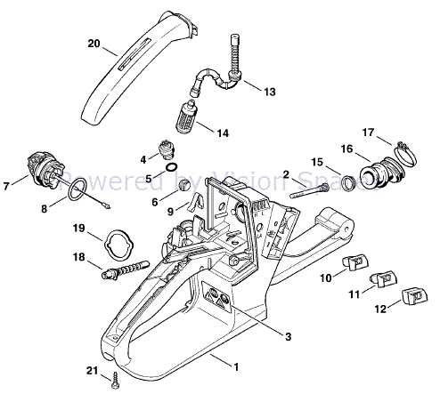 ms260 parts diagram