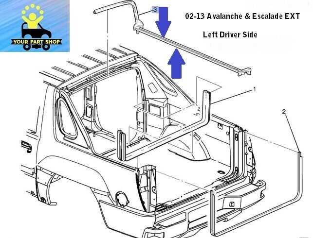 body part chevy silverado oem parts diagram