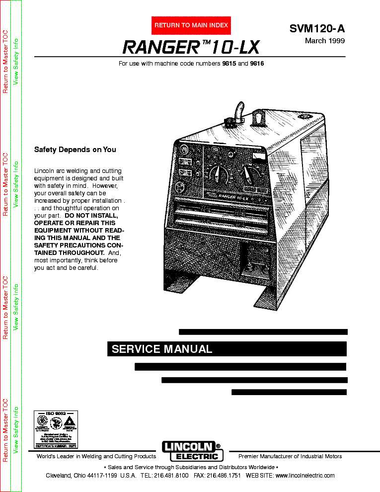 lincoln ranger 8 welder parts diagram