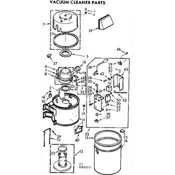 kenmore vacuum parts diagram