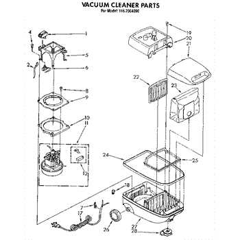 kenmore vacuum parts diagram