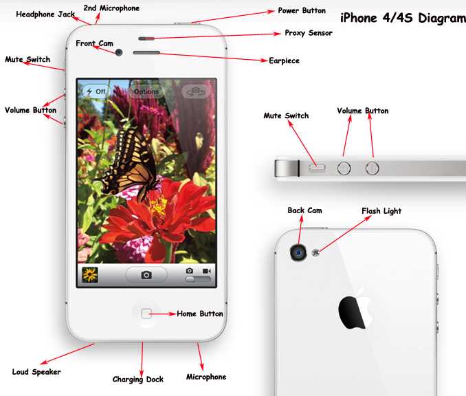 iphone 5s parts diagram