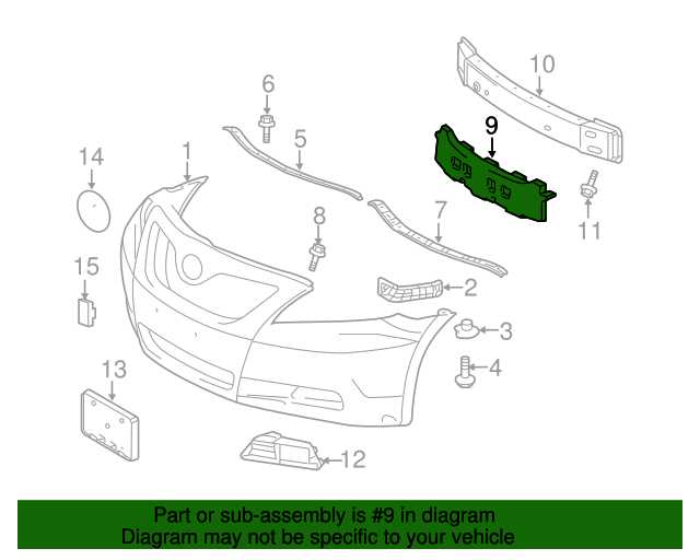 2009 toyota camry body parts diagram