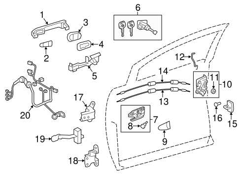 toyota avalon parts diagram