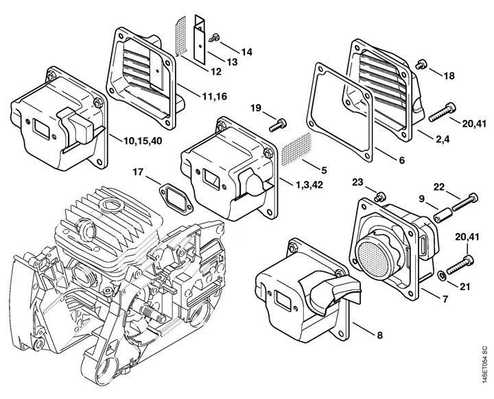 ms 460 parts diagram
