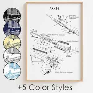 ar 15 exploded parts diagram