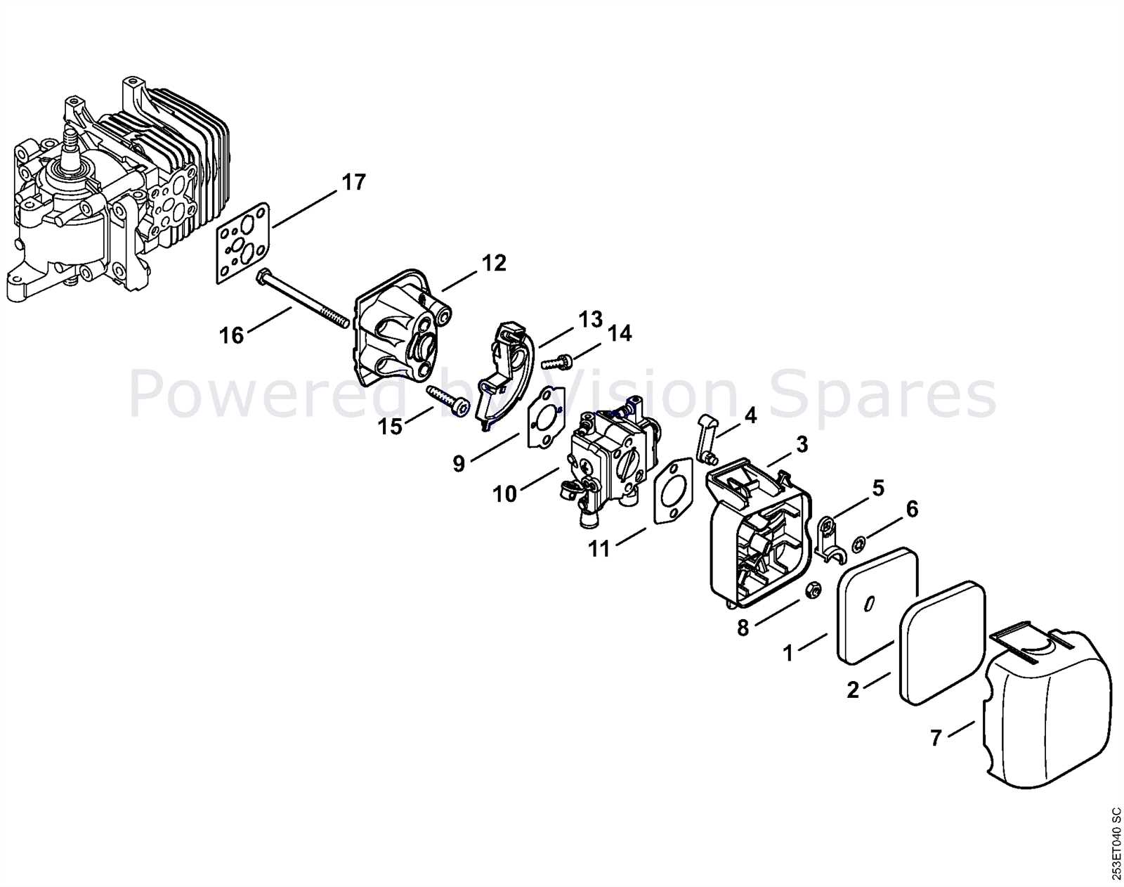 stihl hs 45 parts diagrams