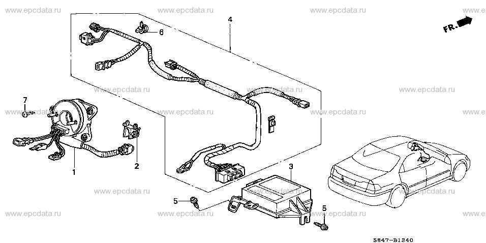 1999 honda accord parts diagram