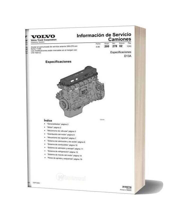 volvo d12 engine parts diagram