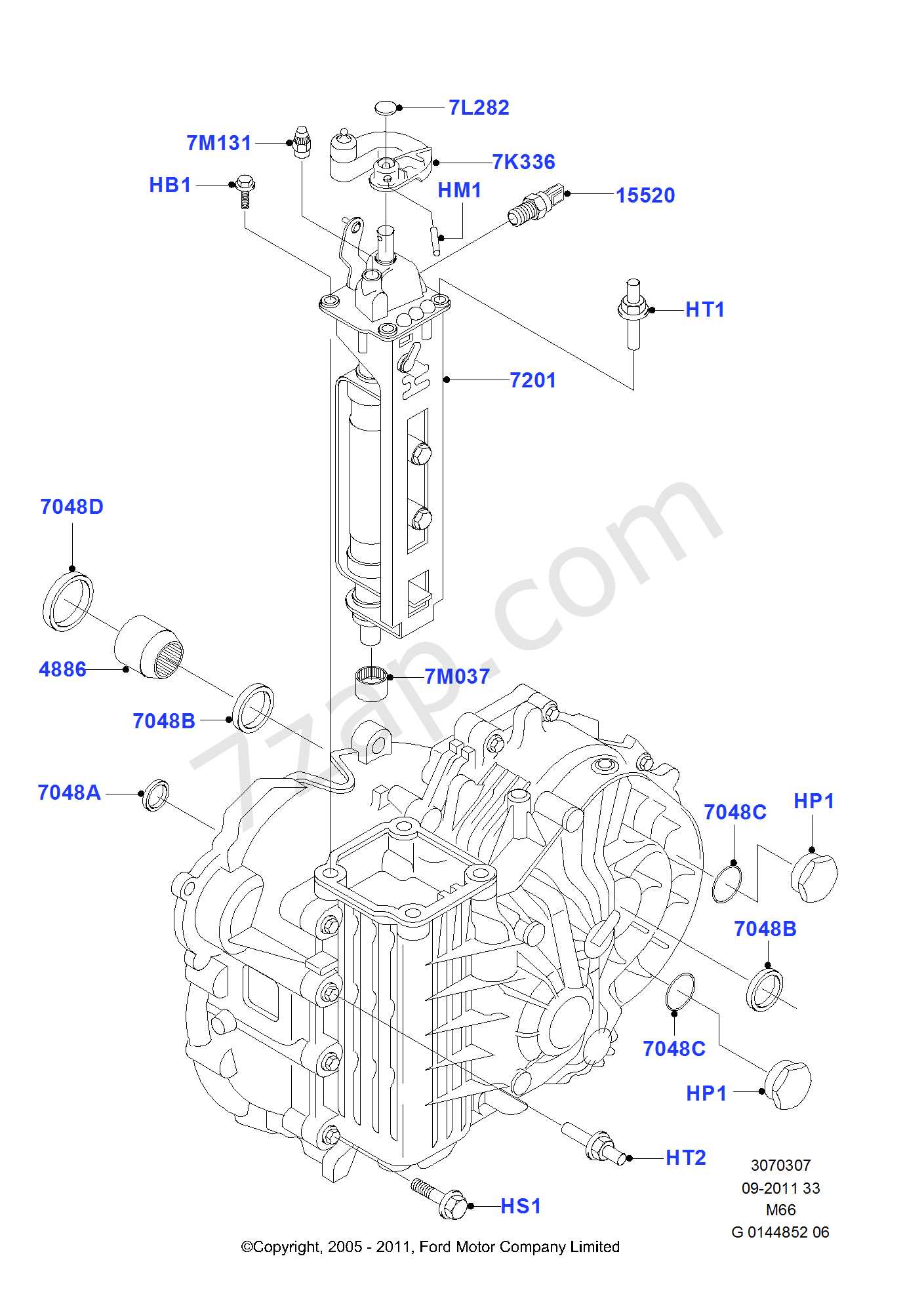 2011 ford focus parts diagram