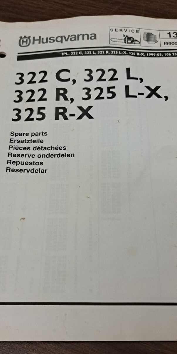 husqvarna 325 lx parts diagram