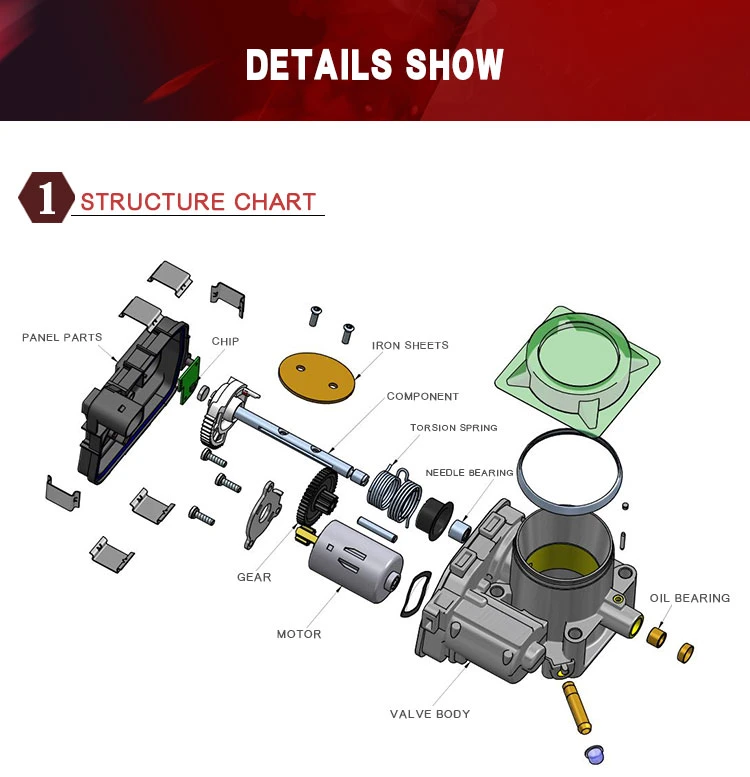 throttle body parts diagram