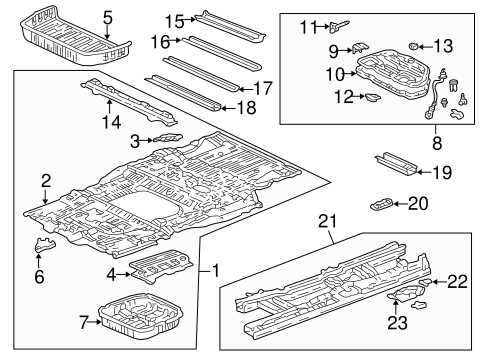 2004 honda odyssey parts diagram