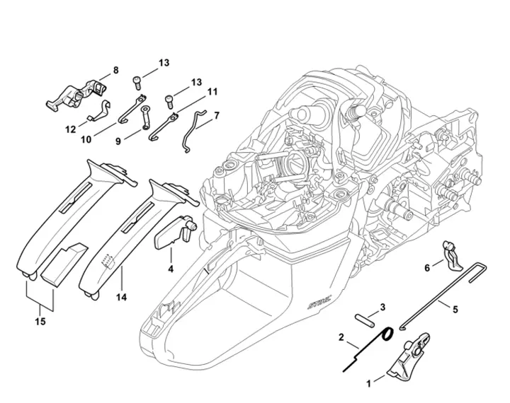 stihl ms462c parts diagram