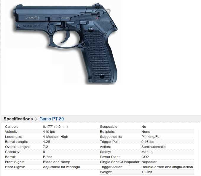 gamo pt 80 parts diagram