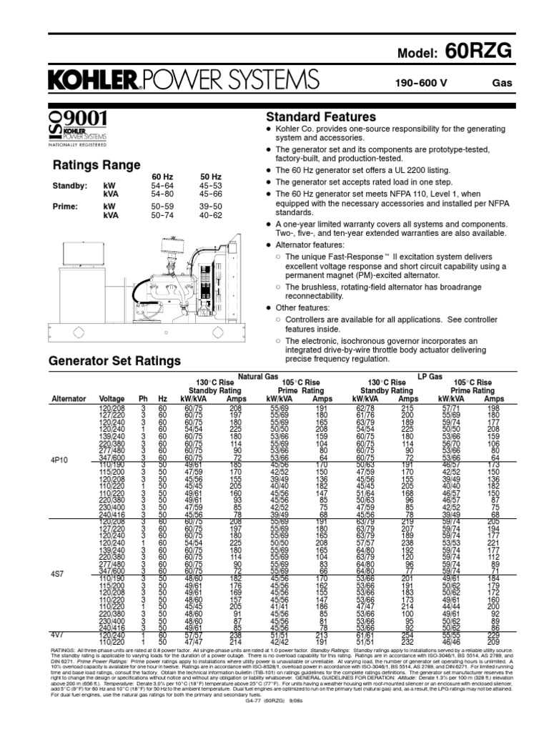 kohler generator parts diagram