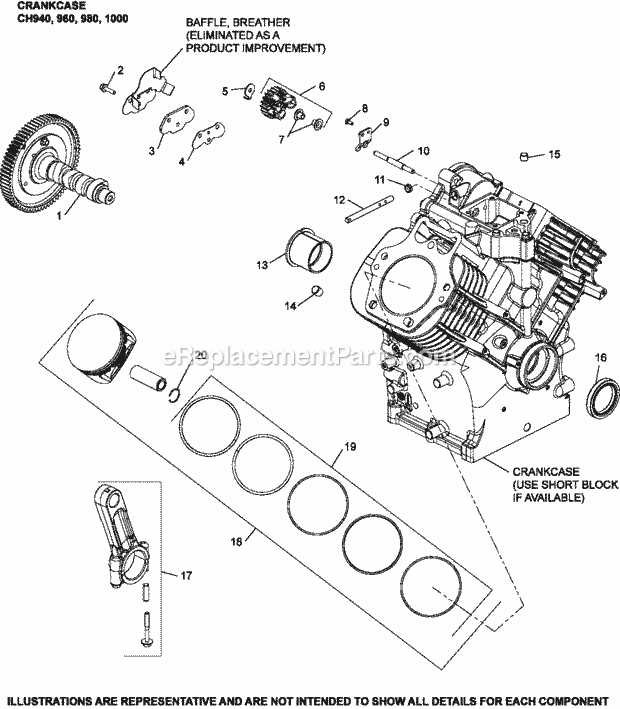 kohler motor parts diagram