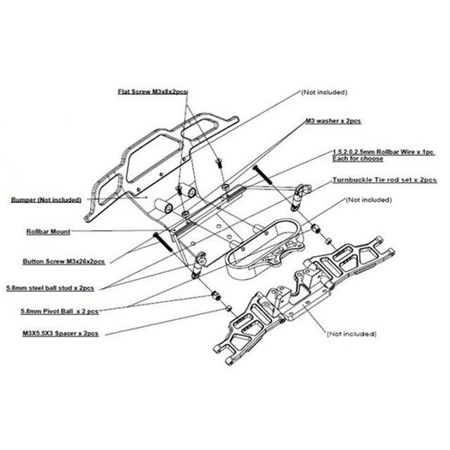 traxxas rally parts diagram