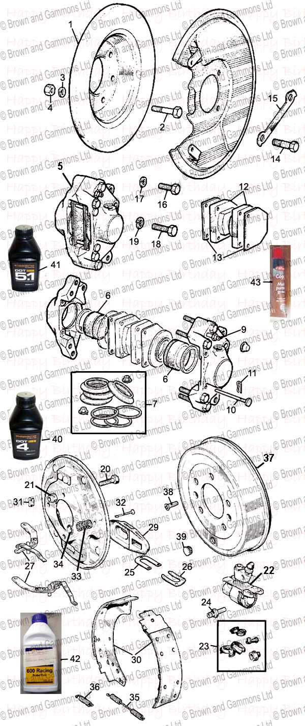 jeep brake parts diagram