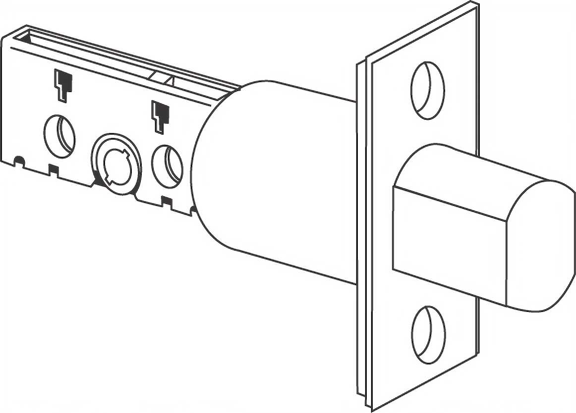 schlage door knob parts diagram