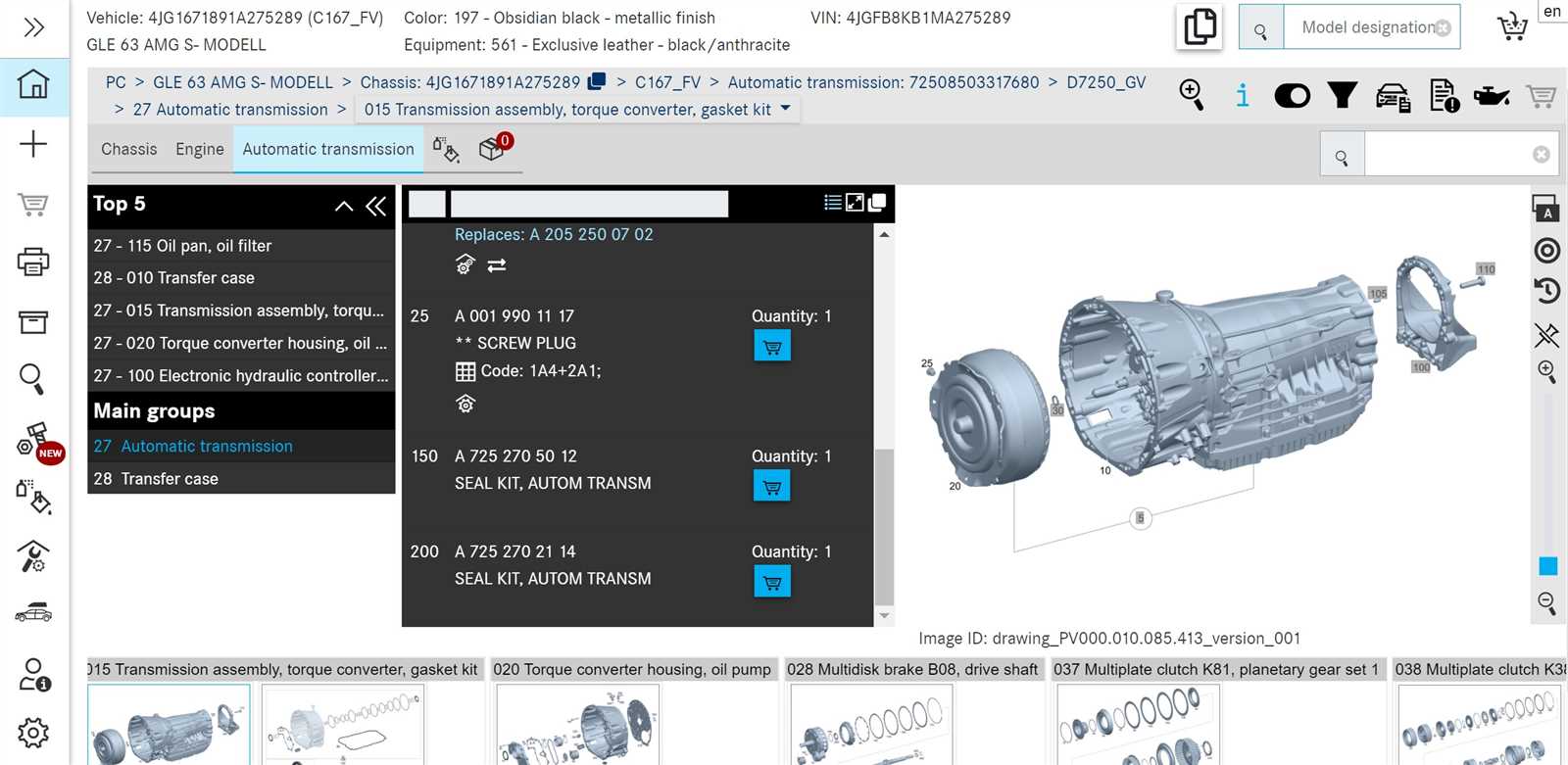 mercedes parts diagram