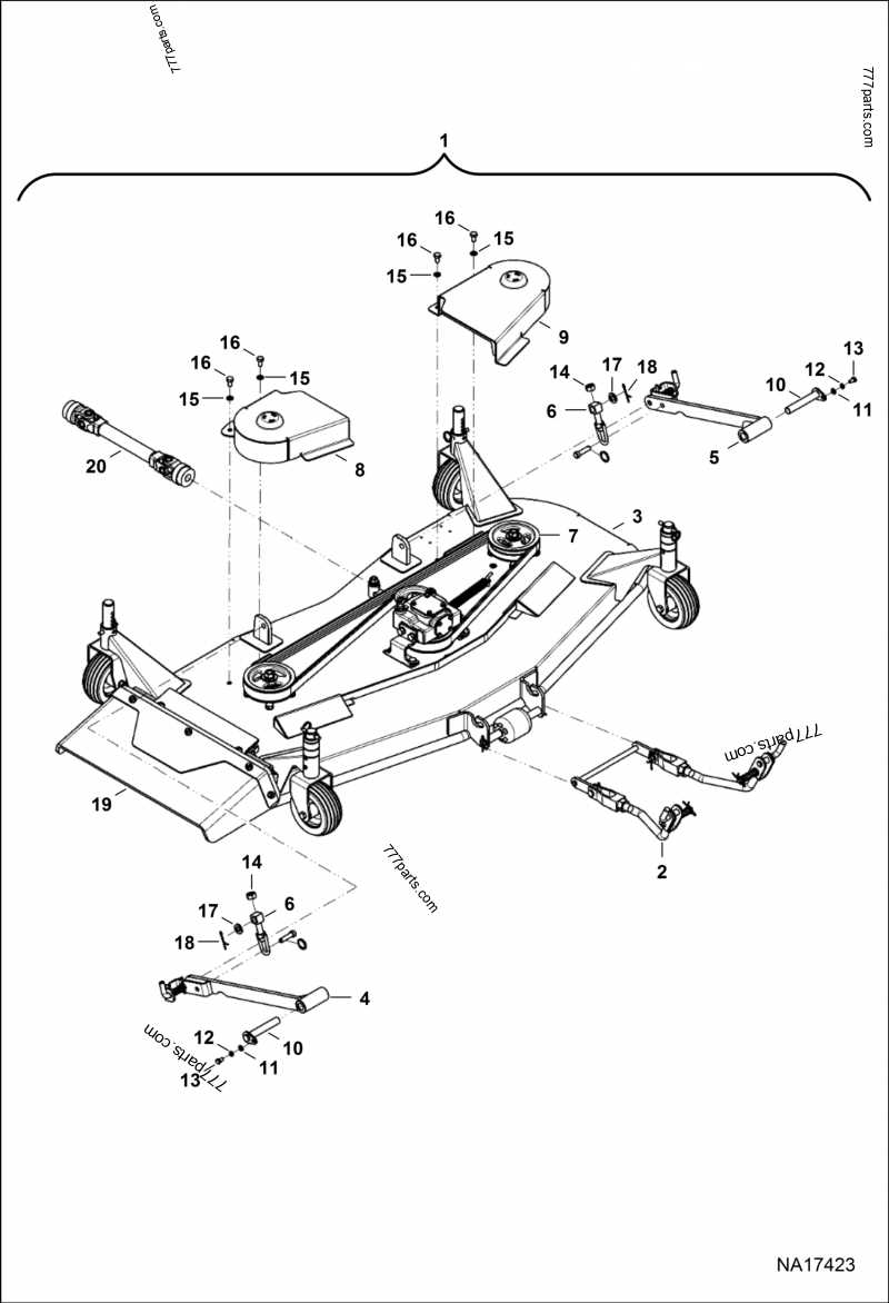 kubota mower parts diagram