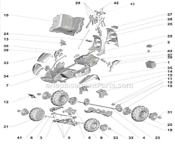 power wheels dune racer parts diagram