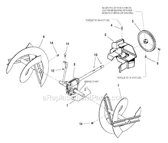 trs27 snowblower parts diagram