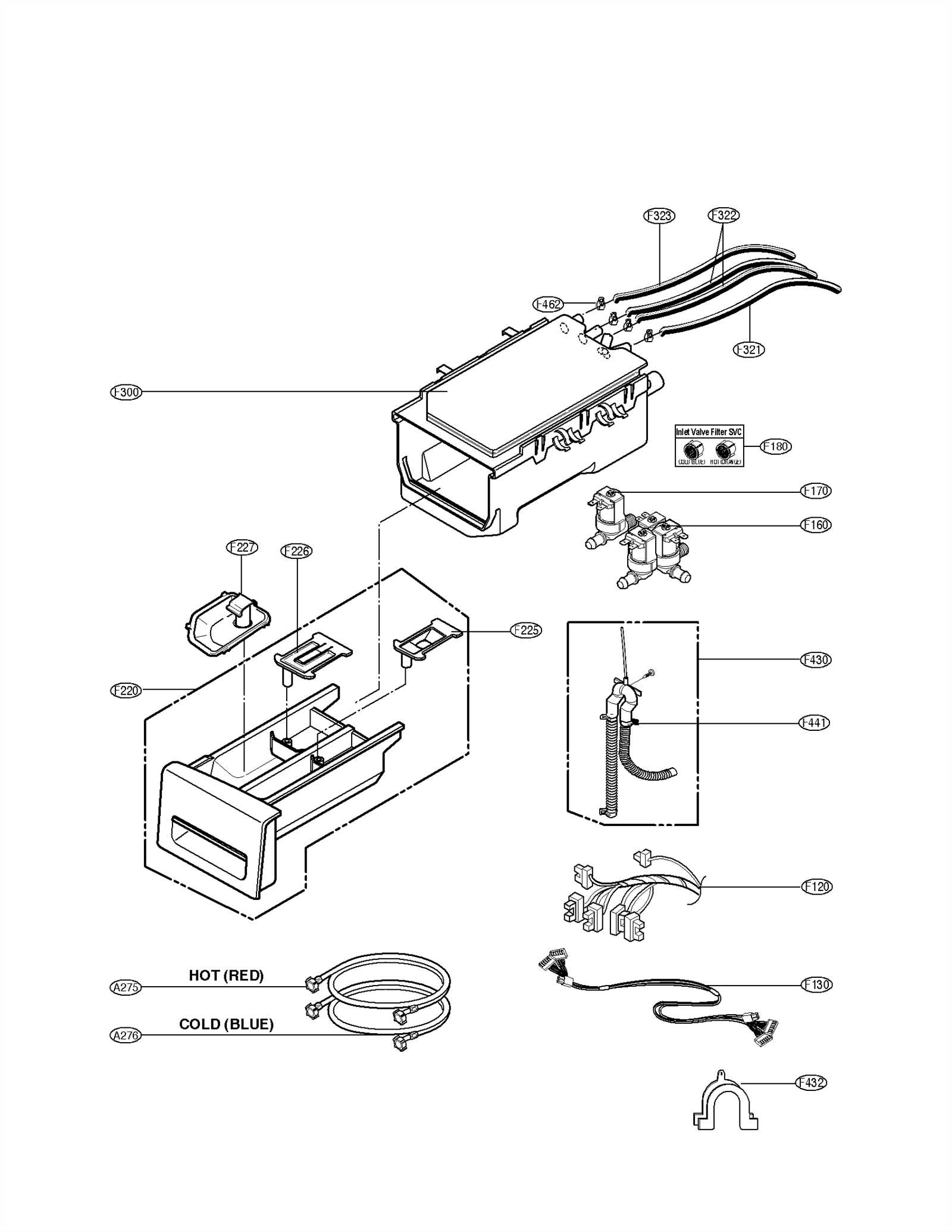 estate washer parts diagram