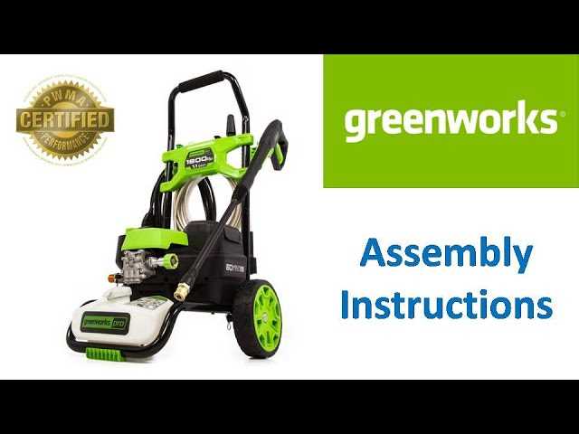 greenworks pressure washer parts diagram