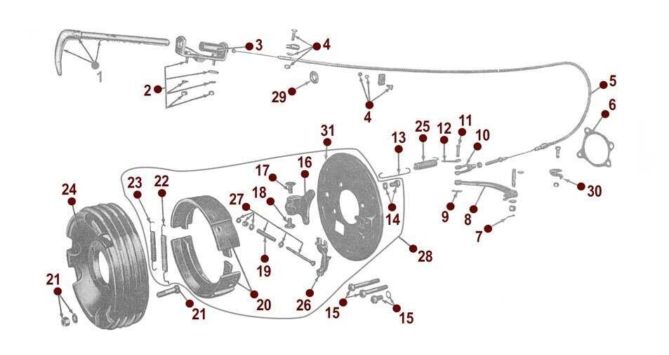 jeep brake parts diagram