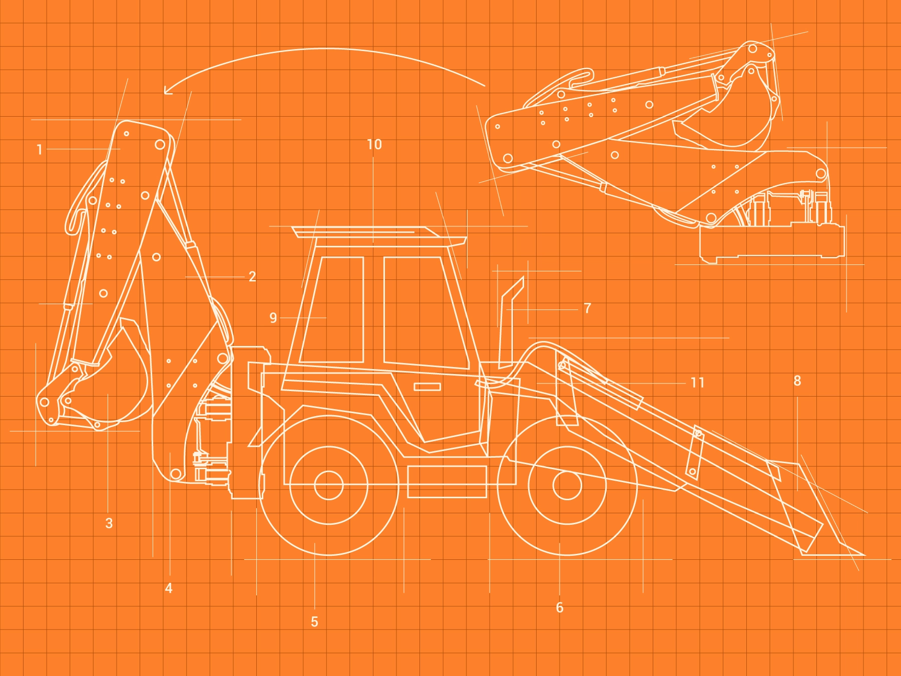 john deere 310b backhoe parts diagram