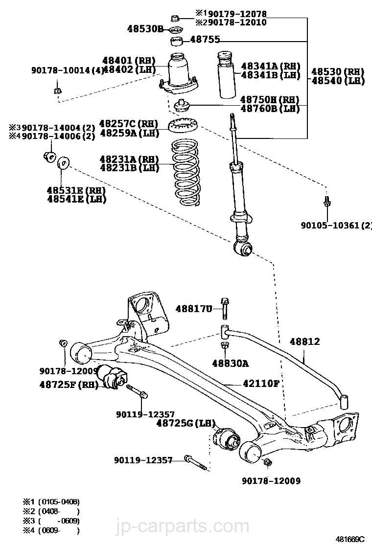 2007 toyota corolla parts diagram