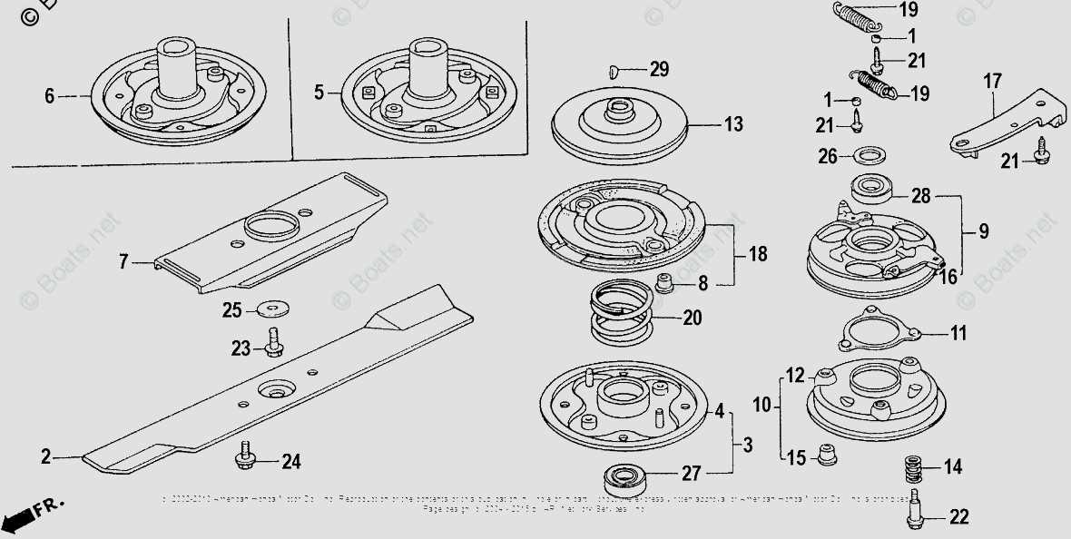 honda hrm215 parts diagram