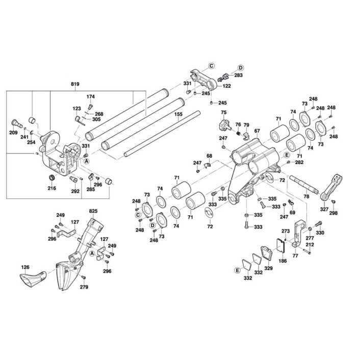 hitachi miter saw parts diagram