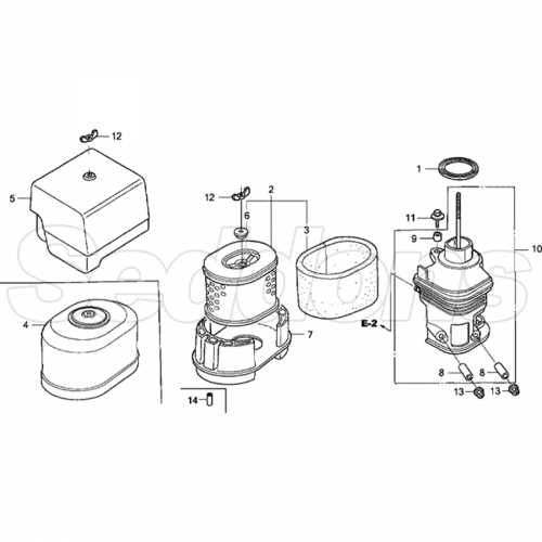 honda gx240 engine parts with diagram