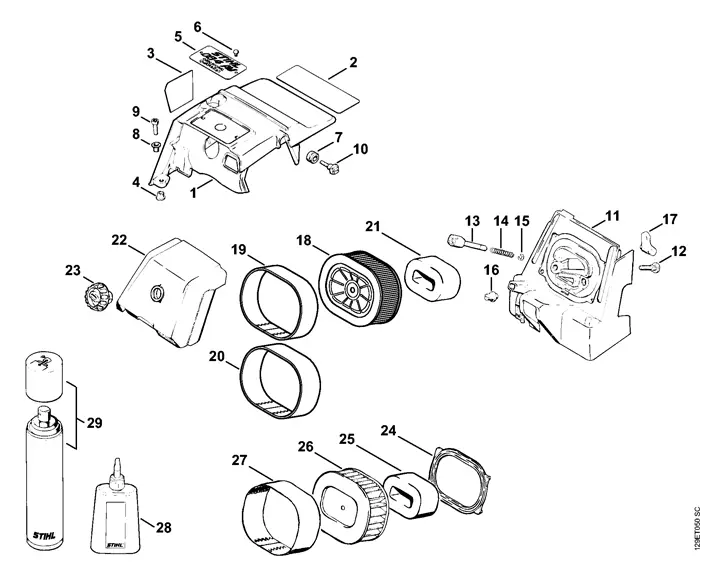 stihl 084 parts diagram