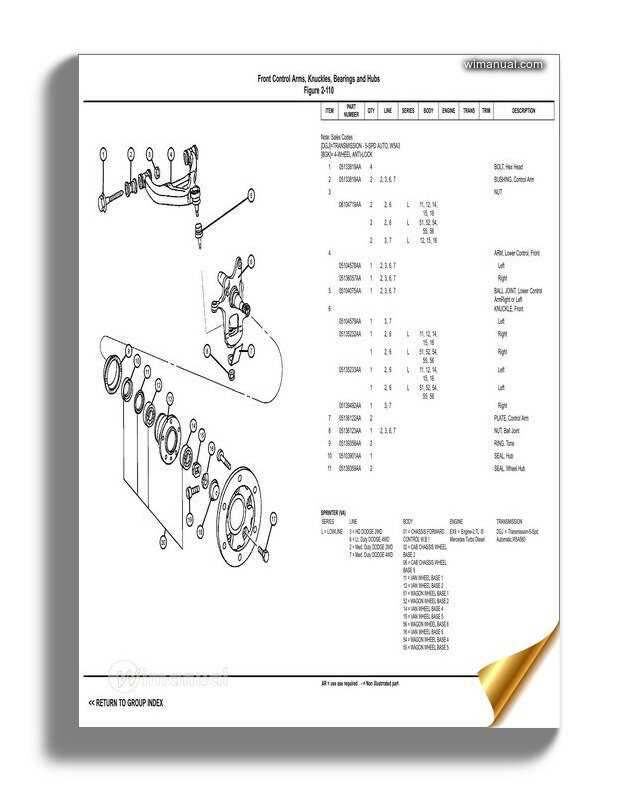 benz parts diagram