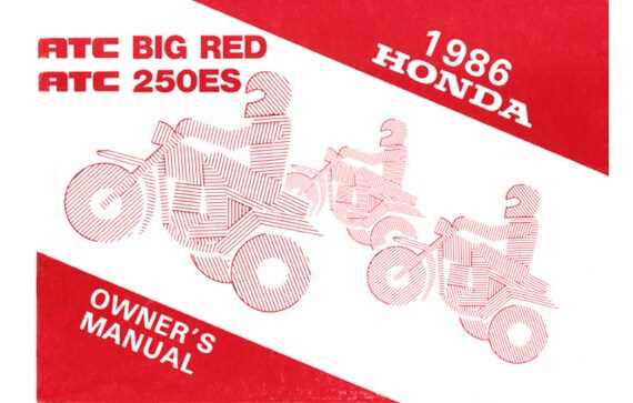 1985 honda big red 250es parts diagram