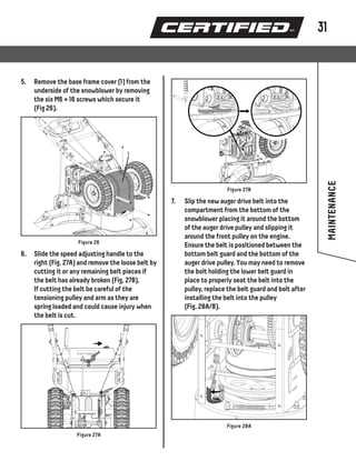 certified snowblower parts diagram