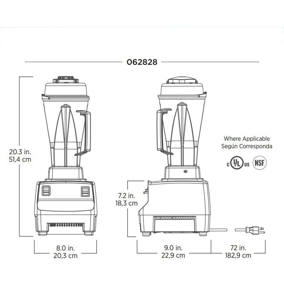 vitamix blender parts diagram