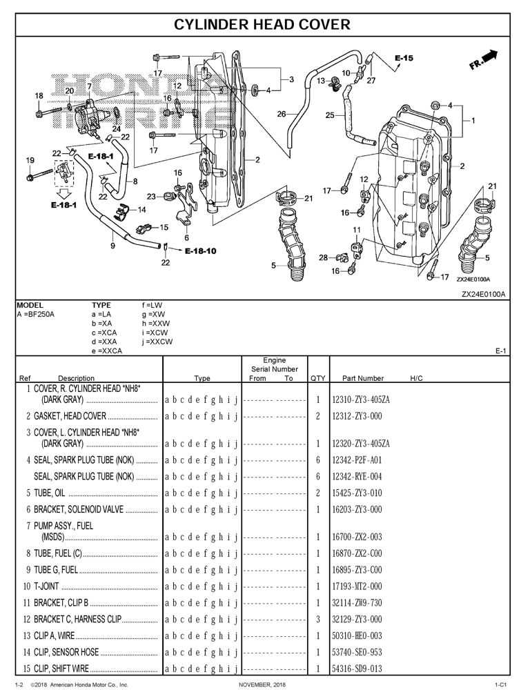 honda parts diagram