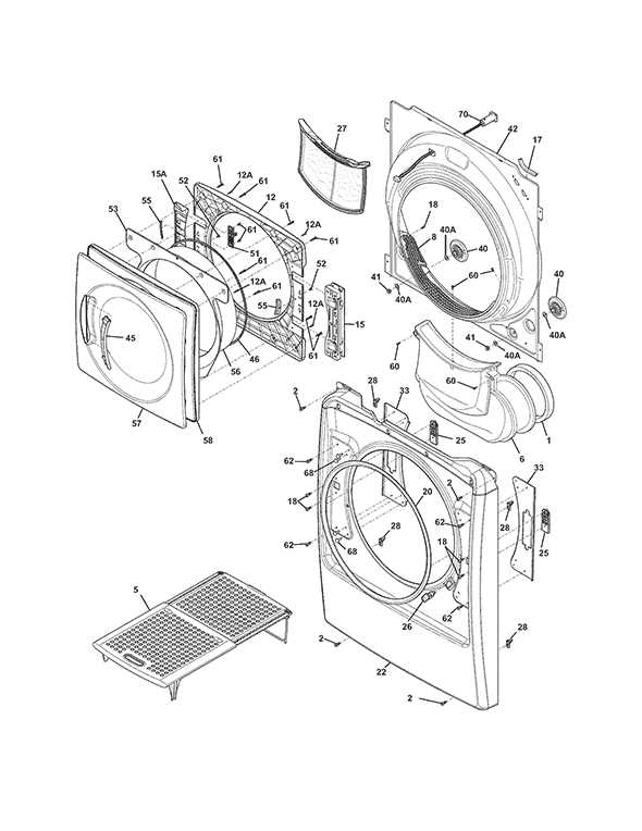 kenmore he2 dryer parts diagram