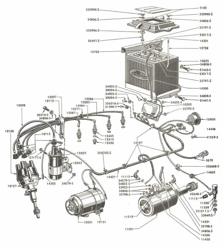 ford 8n tractor parts diagram