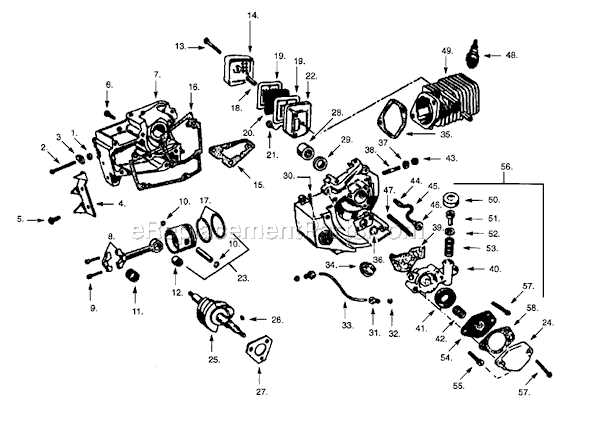 poulan chainsaw parts diagram