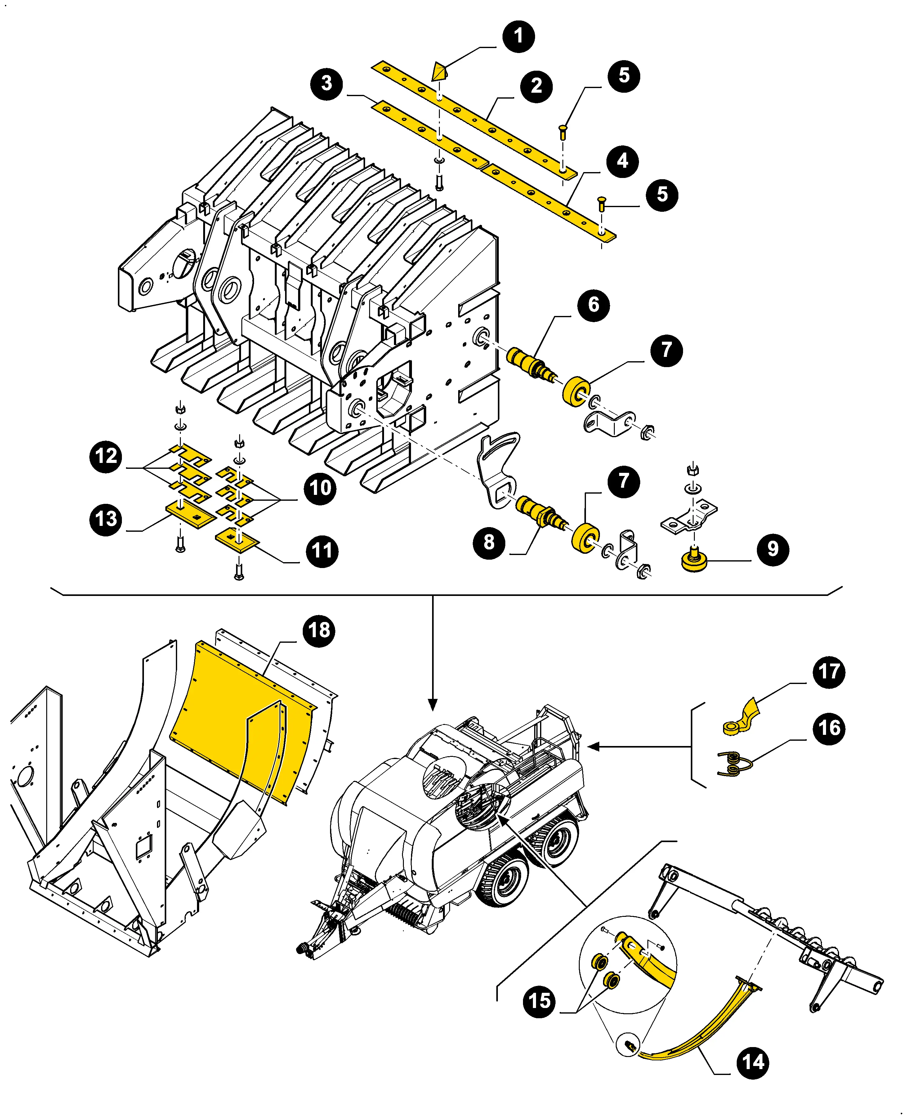 john deere 535 baler parts diagram pdf